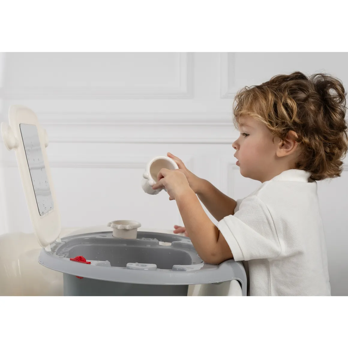 Mini lavandino space per bambini azzurro monocolore – ok baby