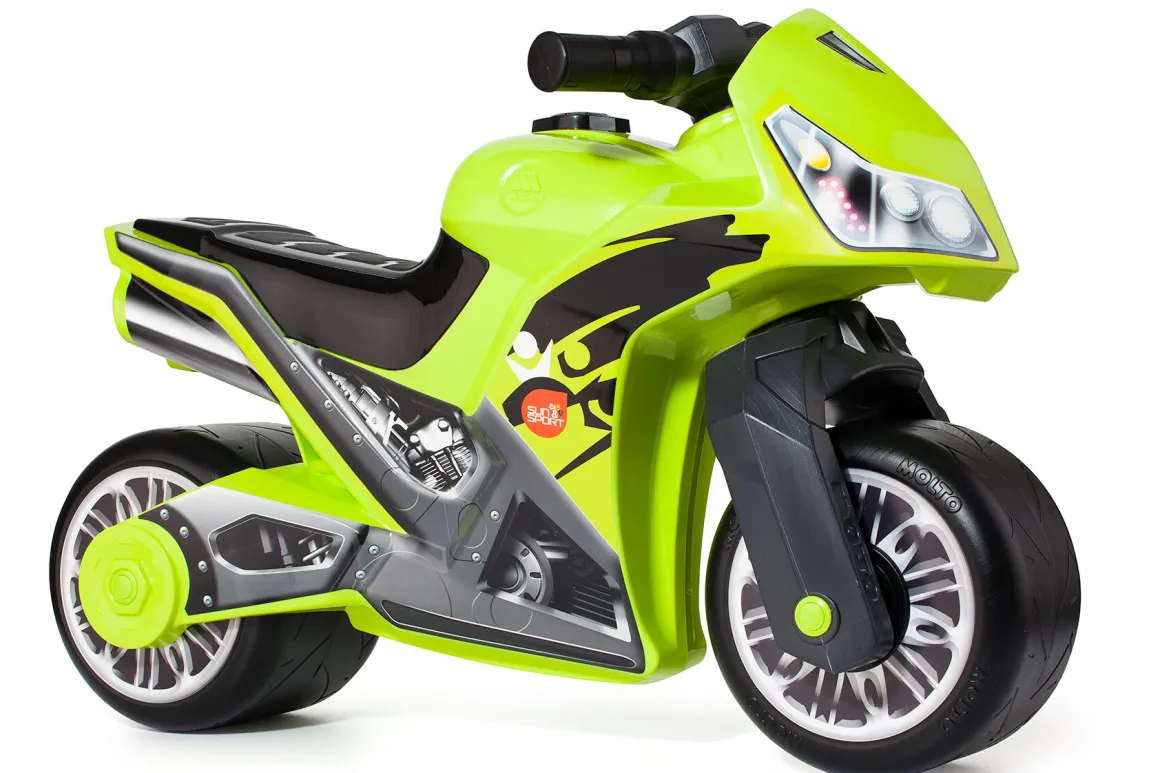 Moto cavalcabile primipassi – divertimento su ruote