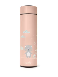 Nuvita borraccia termica con termometro led 500ml – english rose