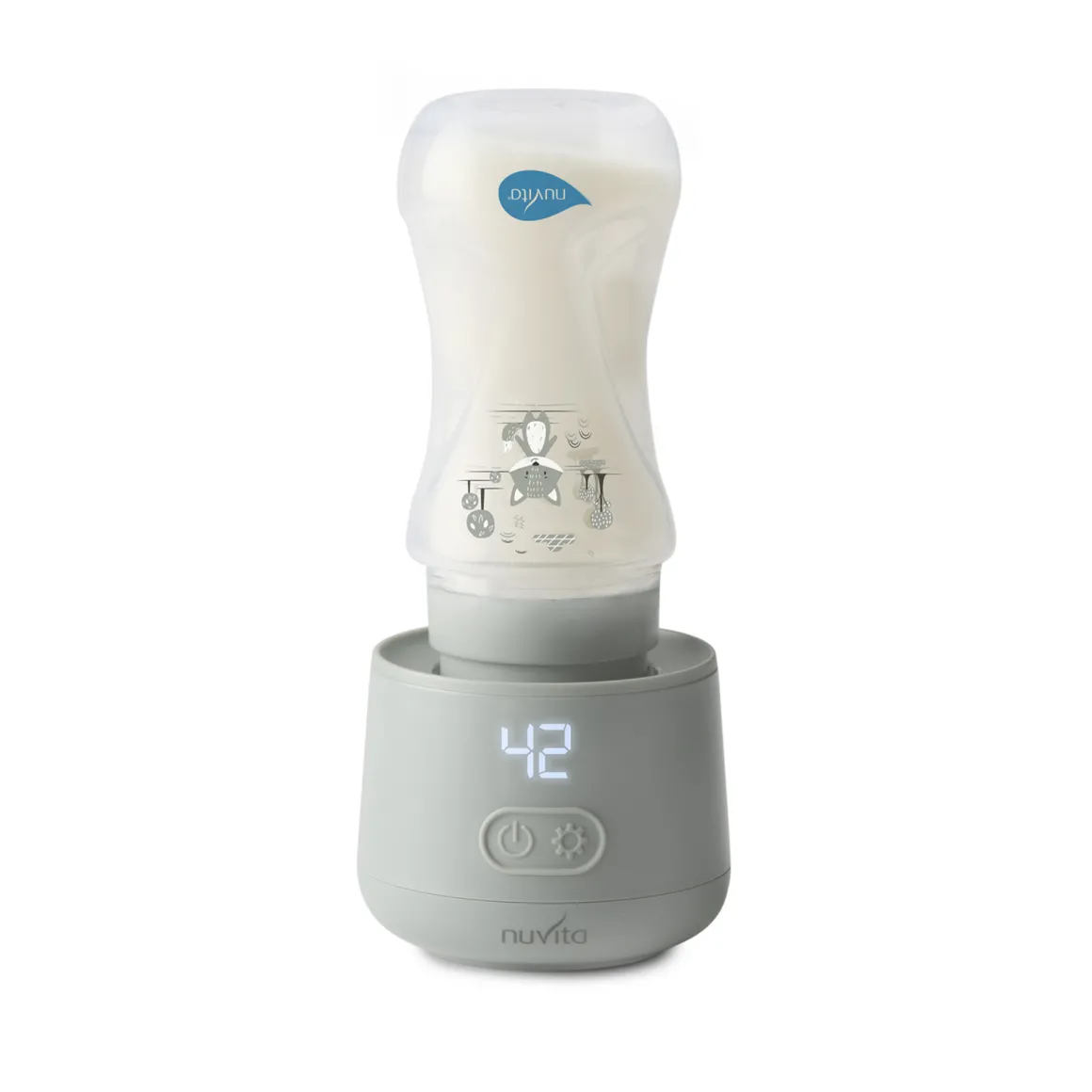 Nuvita scaldabiberon portatile universale warm’n’go sage green