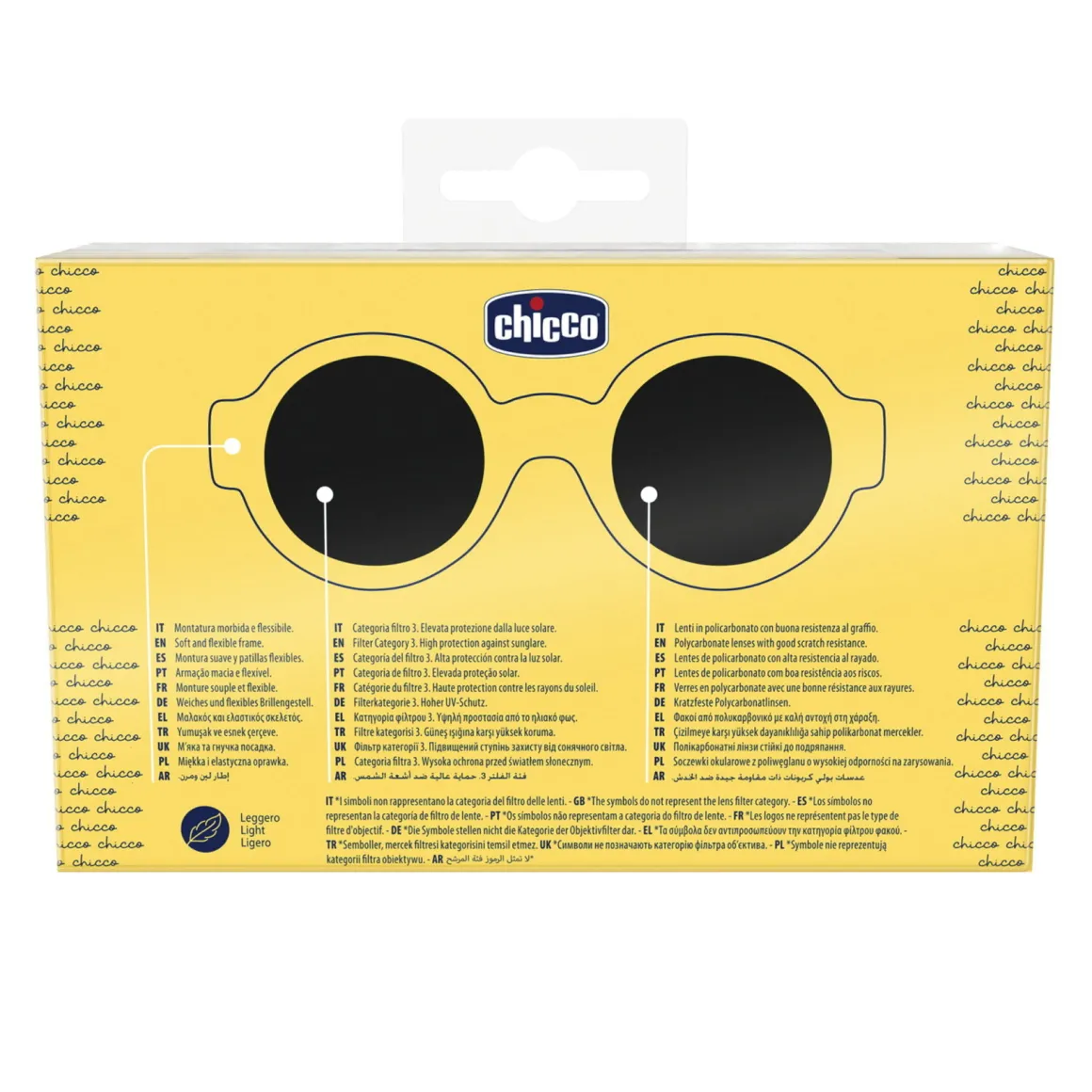 Occhiale da sole 0m+ giallo – chicco