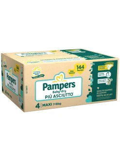 Pampers baby-dry esa maxi 144 pz