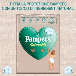 Pampers naturello 0% profumo taglia 2 (3-6 kg) – 27 pz
