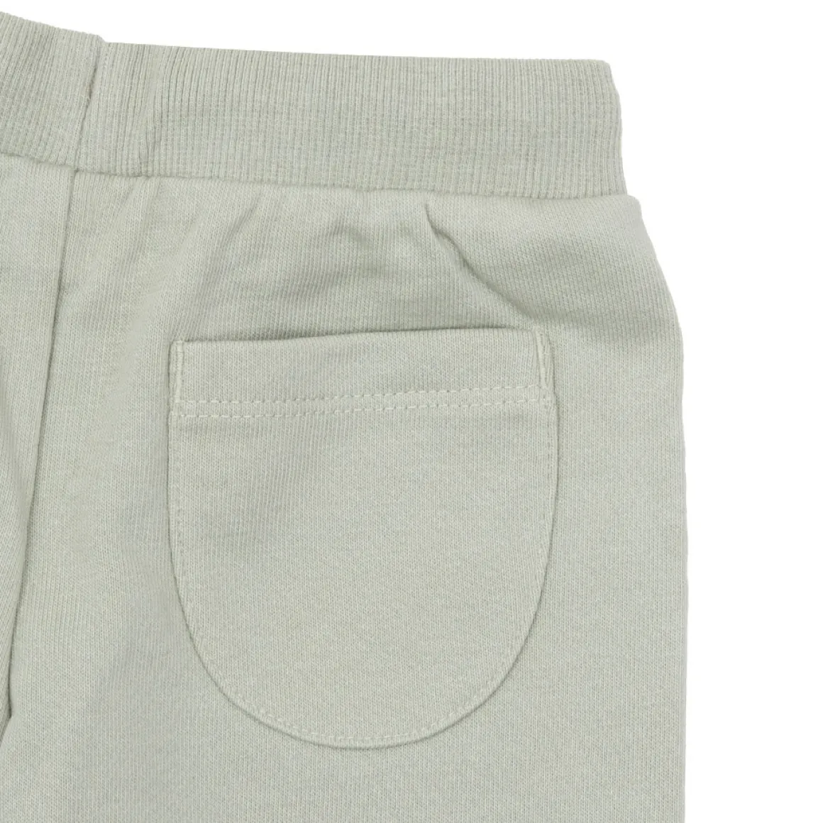 Pantalone felpato bimba verde stampato