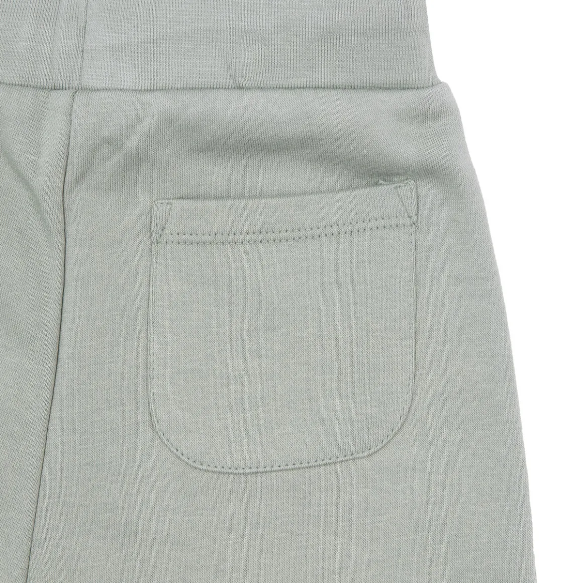 Pantalone felpato french terry bimbo verde
