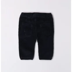 Pantalone velluto a coste blu