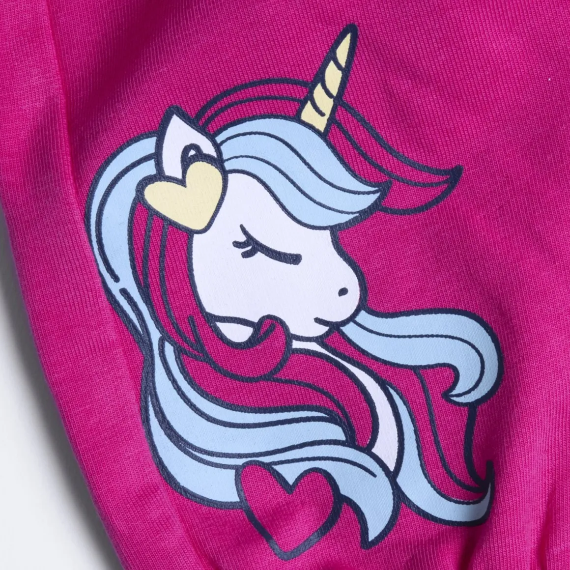 Pantaloni french terry fuxia unicorno – chicco