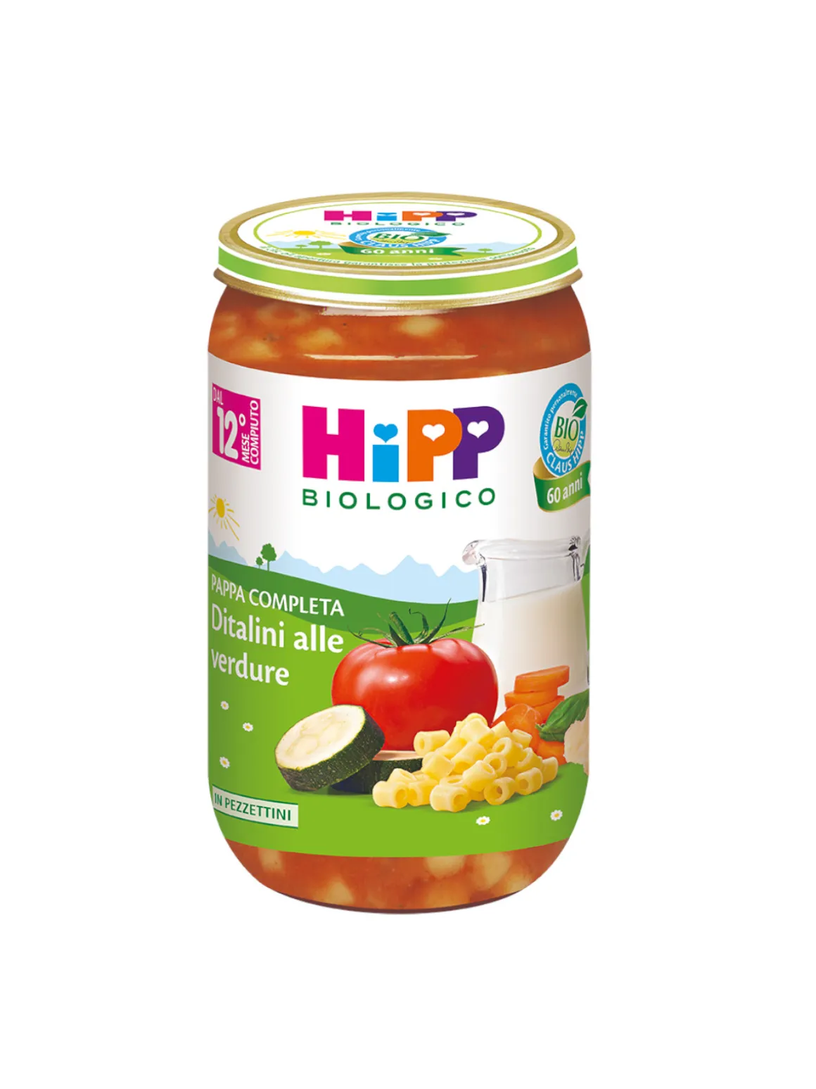Pappa pronta ditalini alle verdure 250g