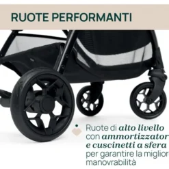 Passeggino glee grey melange – chicco