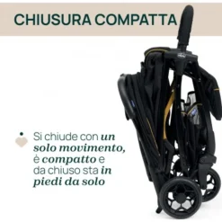 Passeggino glee grey melange – chicco