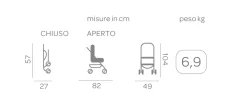 Passeggino sketch red