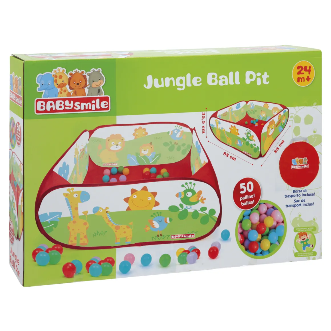 Piscinetta jungle con 50 palline