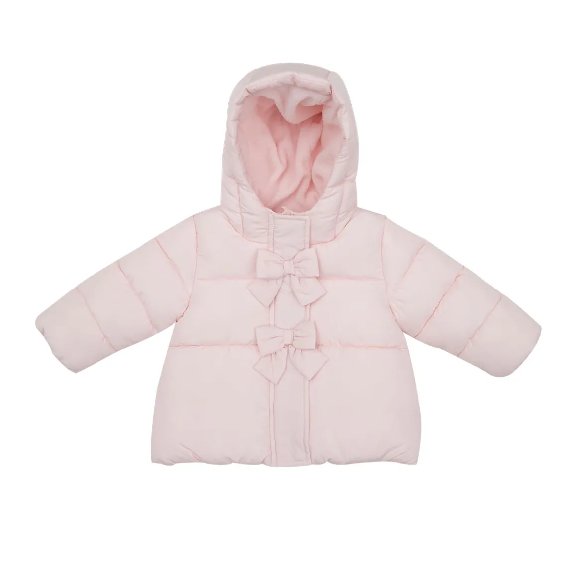 Piumino bimba rosa chiaro