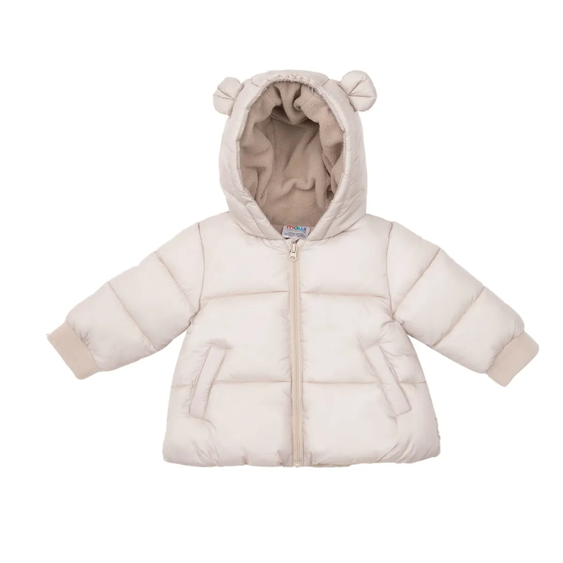 Piumino bimbo beige