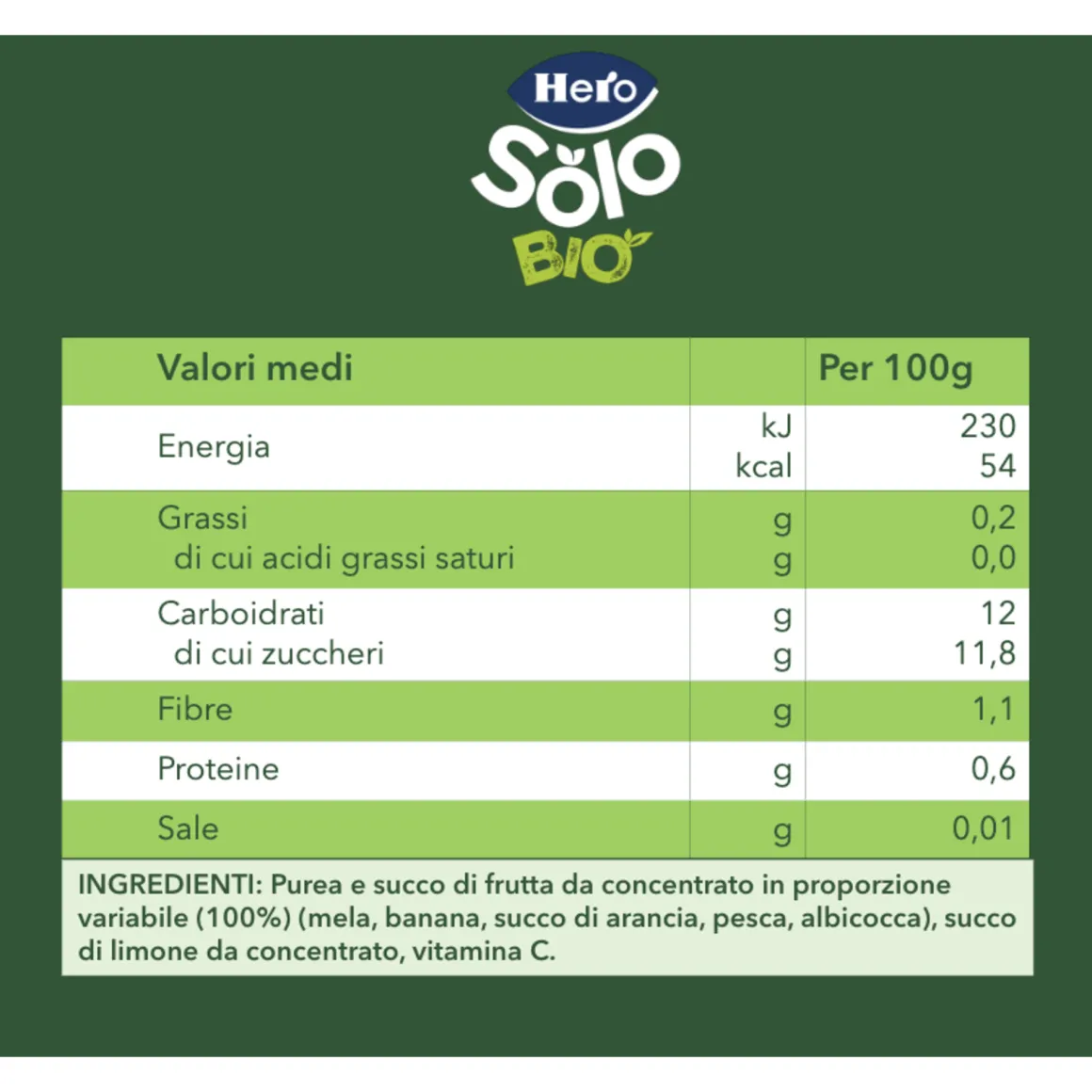 Pouch bluey mela banana pesca albicocca 100g – hero