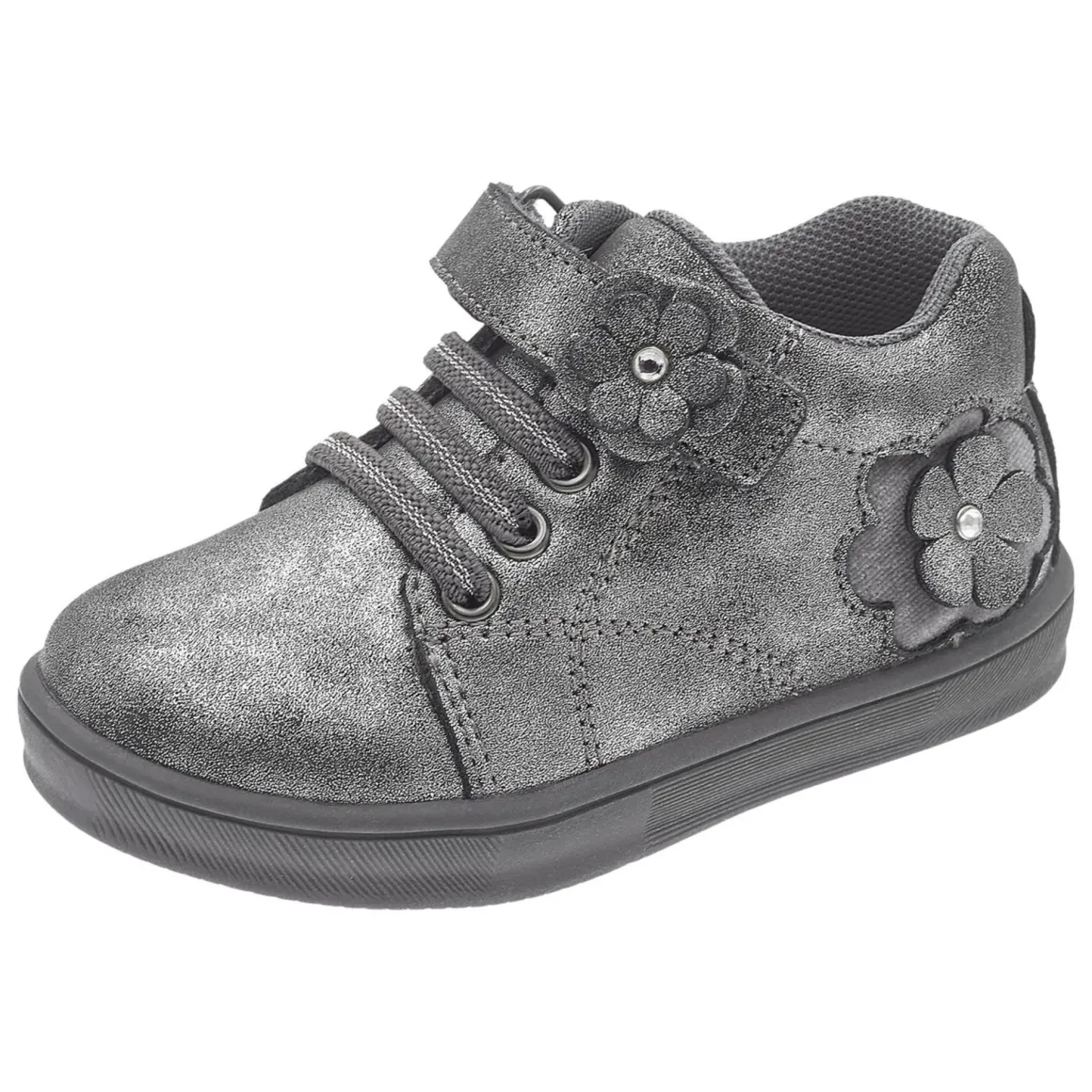 Scarpa fallas acciaio stringata con fiore – chicco