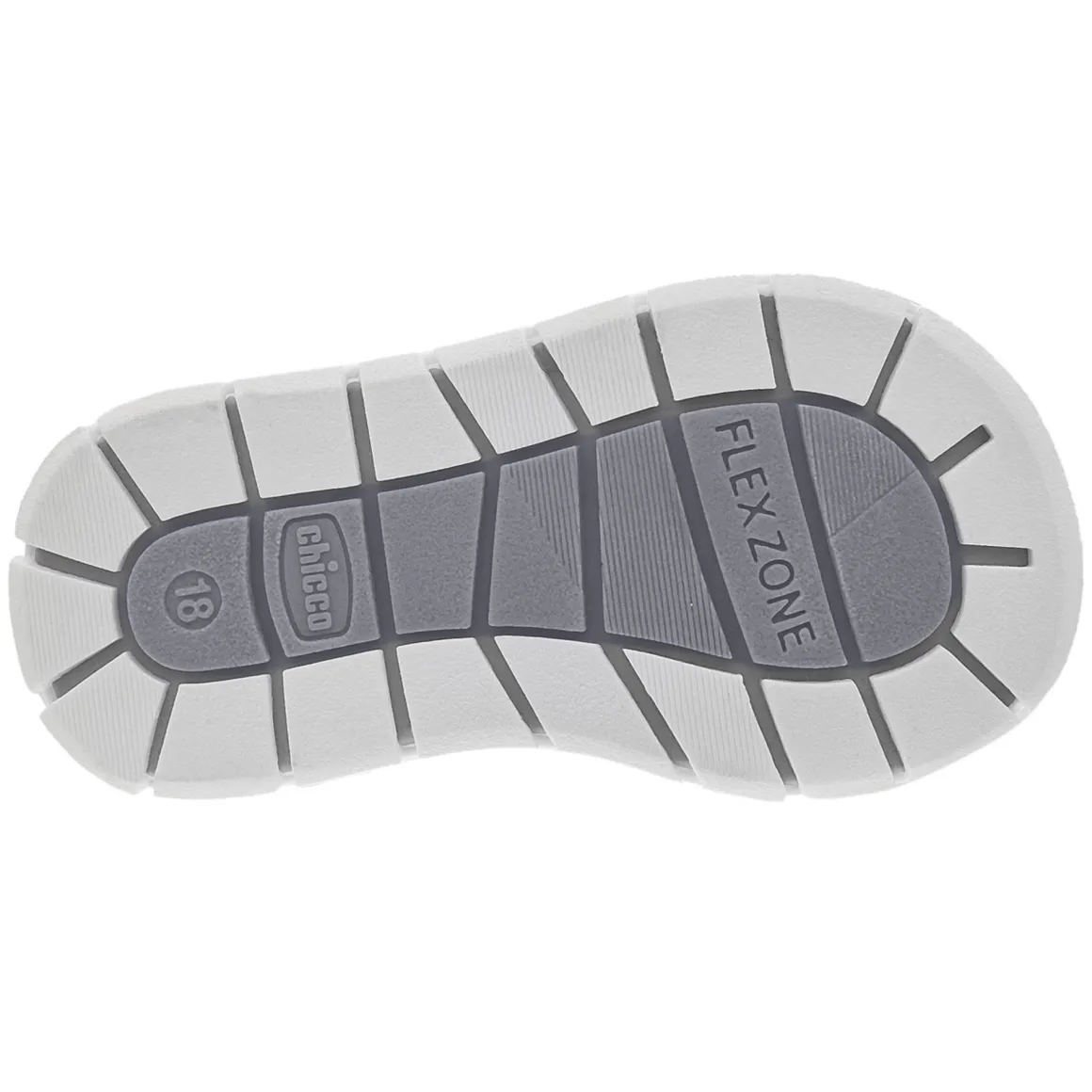 Scarpa fresia doppio velcro acciaio con app. cuori-fiori – chicco