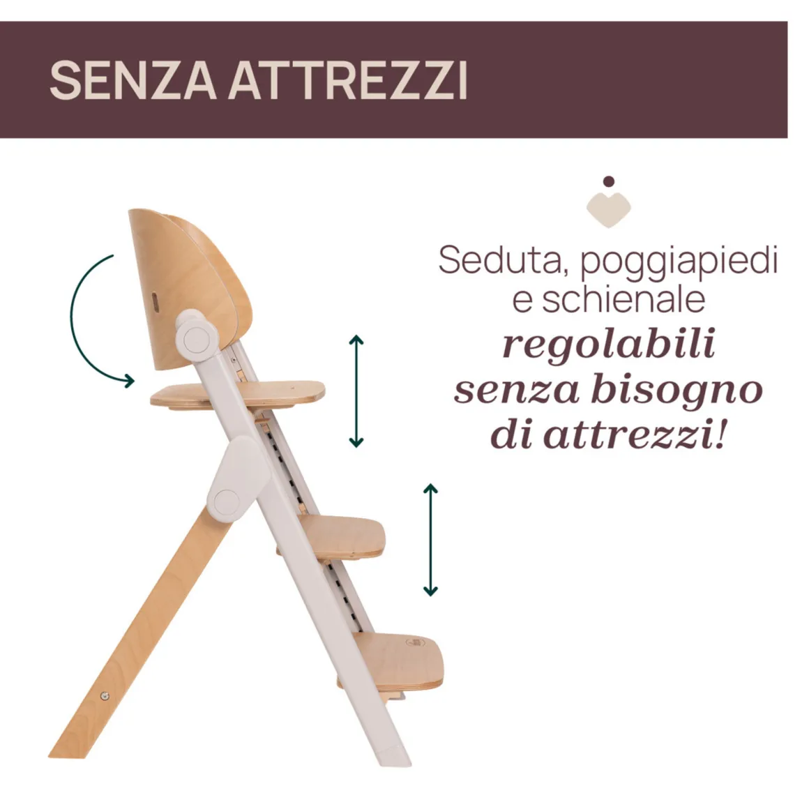 Sedia evolutiva meraviglia fossil – chicco