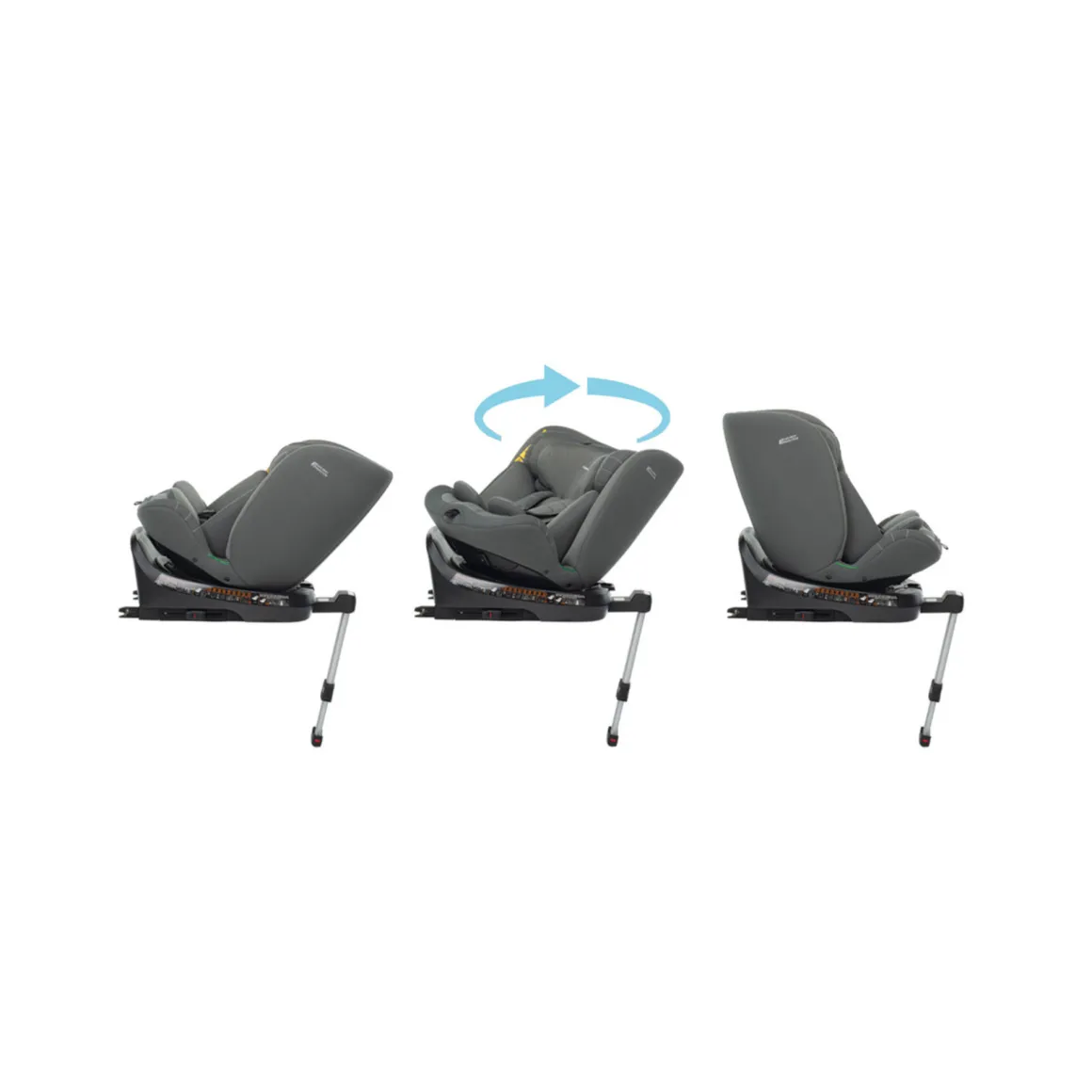 Seggiolino auto iturn i-size grey – foppapedretti