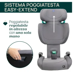 Seggiolino auto quizy lite i-size (100-150 cm) – chicco