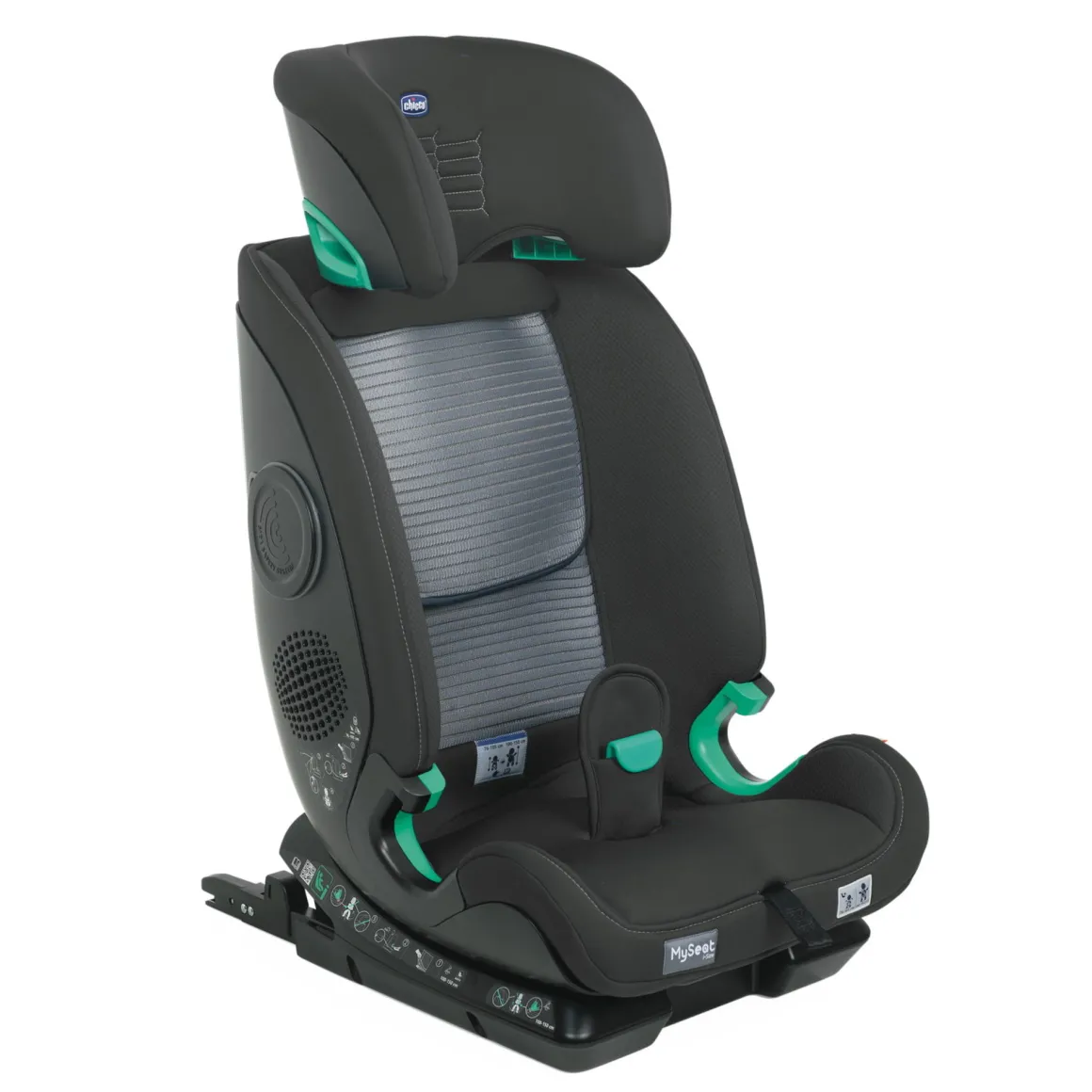 Seggiolino my seat i-size air graphite (76-150 cm) – chicco