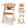 Seggiolone pappa enock natural wood – kinderkraft