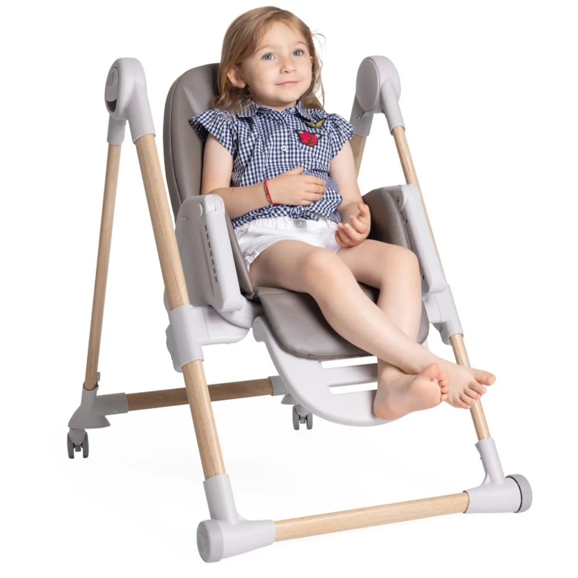 Seggiolone polly armonia steel- chicco
