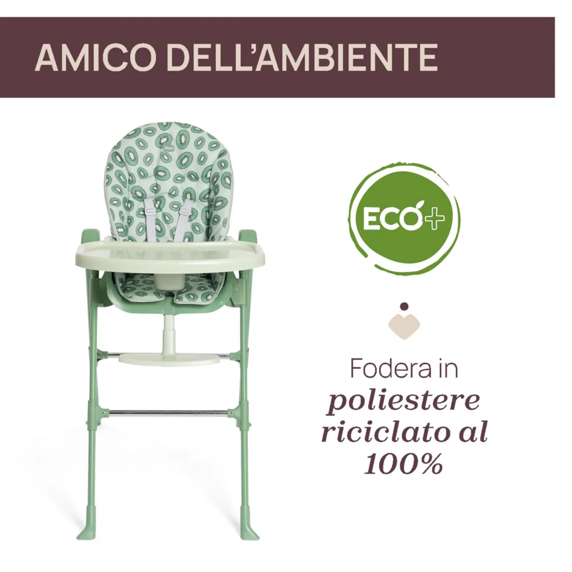 Seggiolone polly essential kiwi – chicco