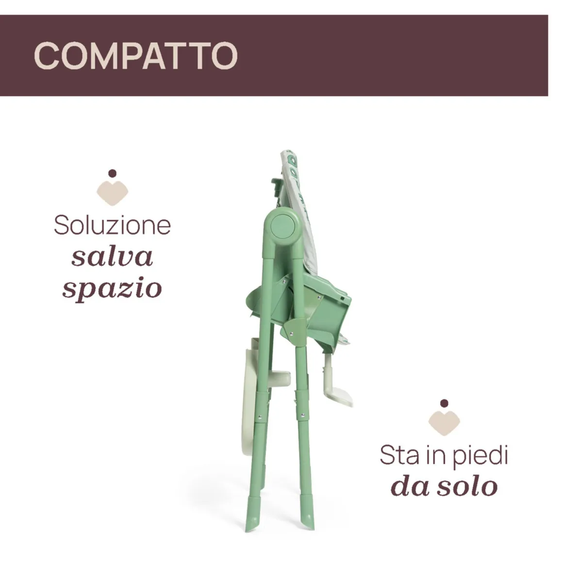 Seggiolone polly essential kiwi – chicco