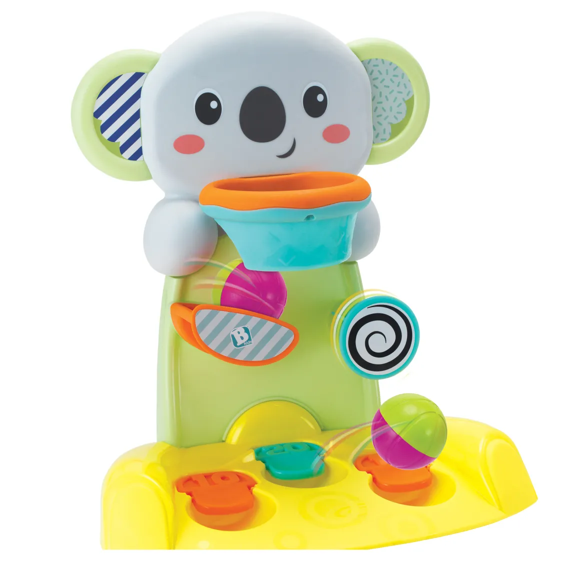 Set 2 in 1 busy stack & nest ball drop + happy hoops