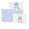 Set 3 pezzi culla/carrozzina draghetto azzurro