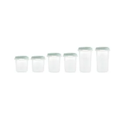 Set di 6 contenitori ermetici mint – miniland