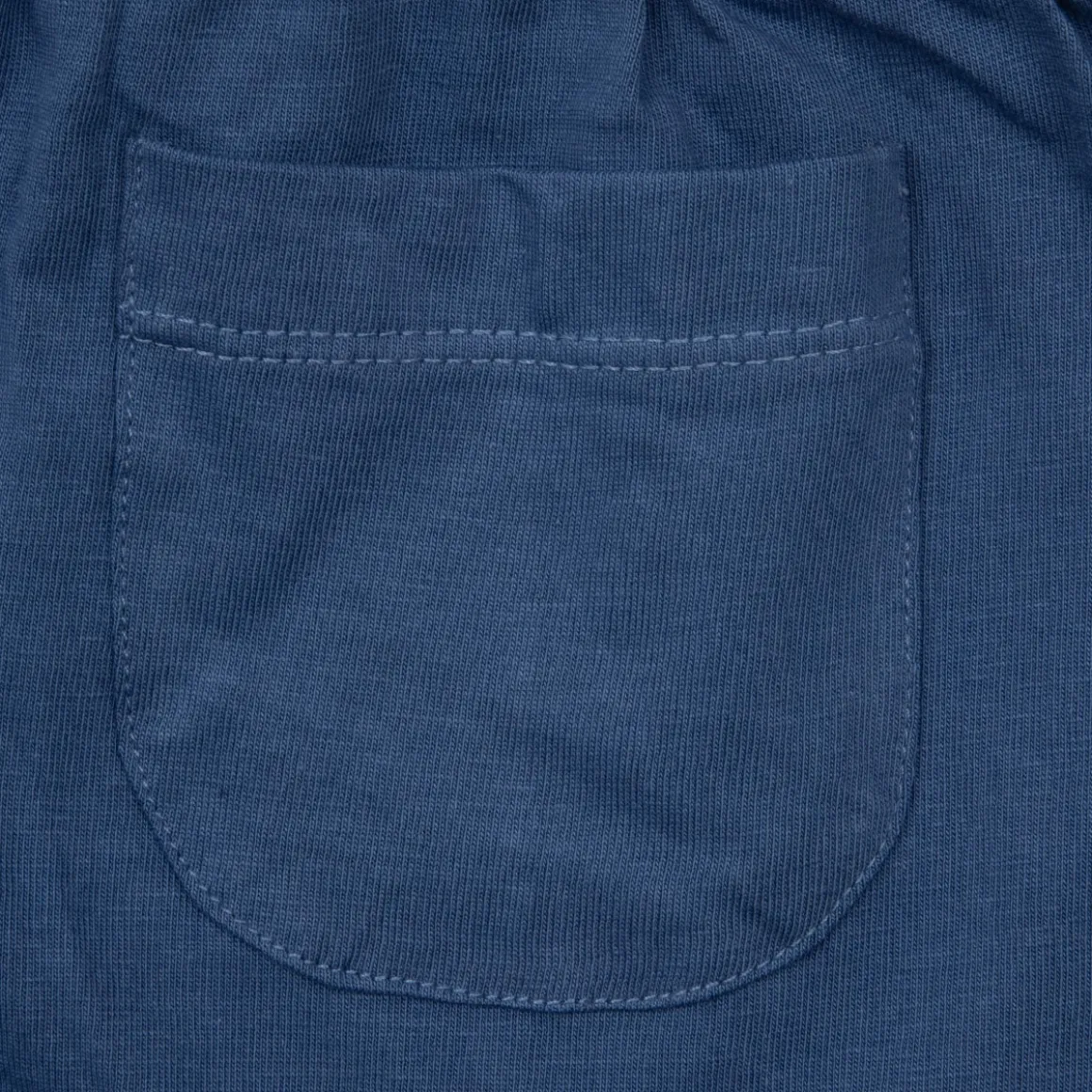 Set due pezzi t-shirt + shorts bimbo azzurro/blu