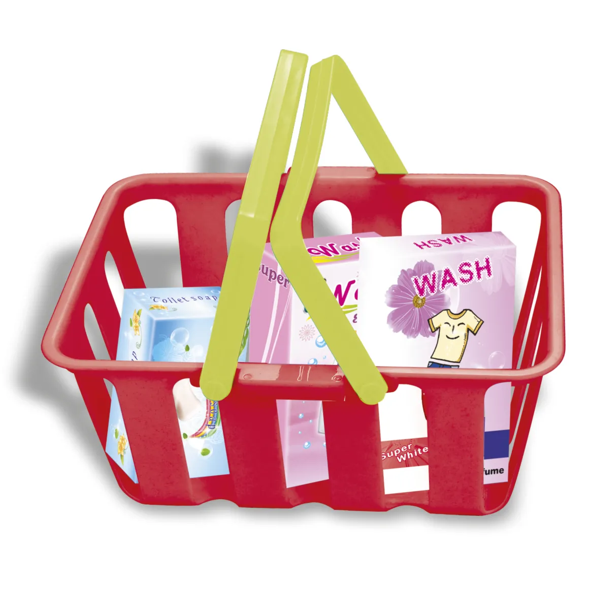 Set lavatrice con ferro da stiro e accessori