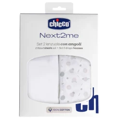 Set lenzuola cotone next2me confetti – chicco