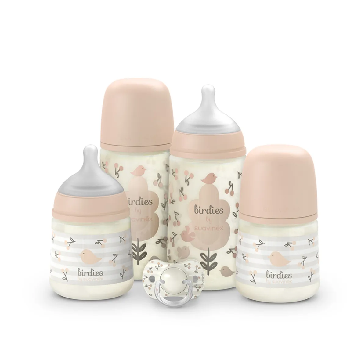 Set regalo birdies essential rosa – suavinex