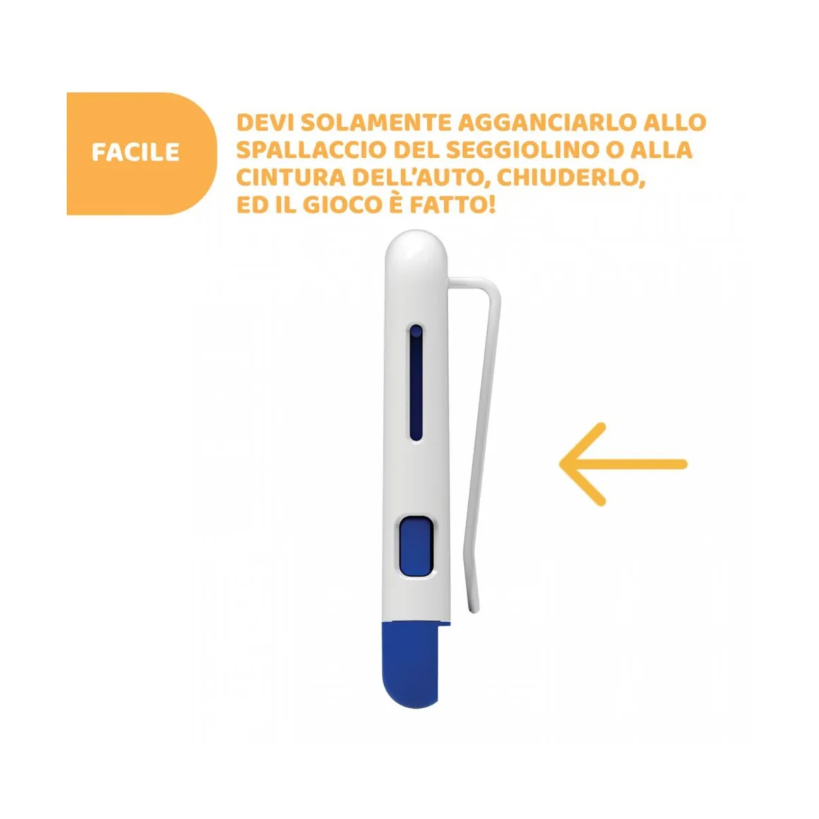 Sistema anti abbandono universale bebècare easy-tec – chicco