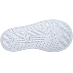 Sneaker bimba con doppio strappo