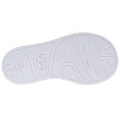 Sneaker bimbo con doppio strappo