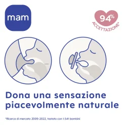 Succhietto perfect start 0-2m silicone bio-circolare conf.singola colori assortiti rosa e panna – mam