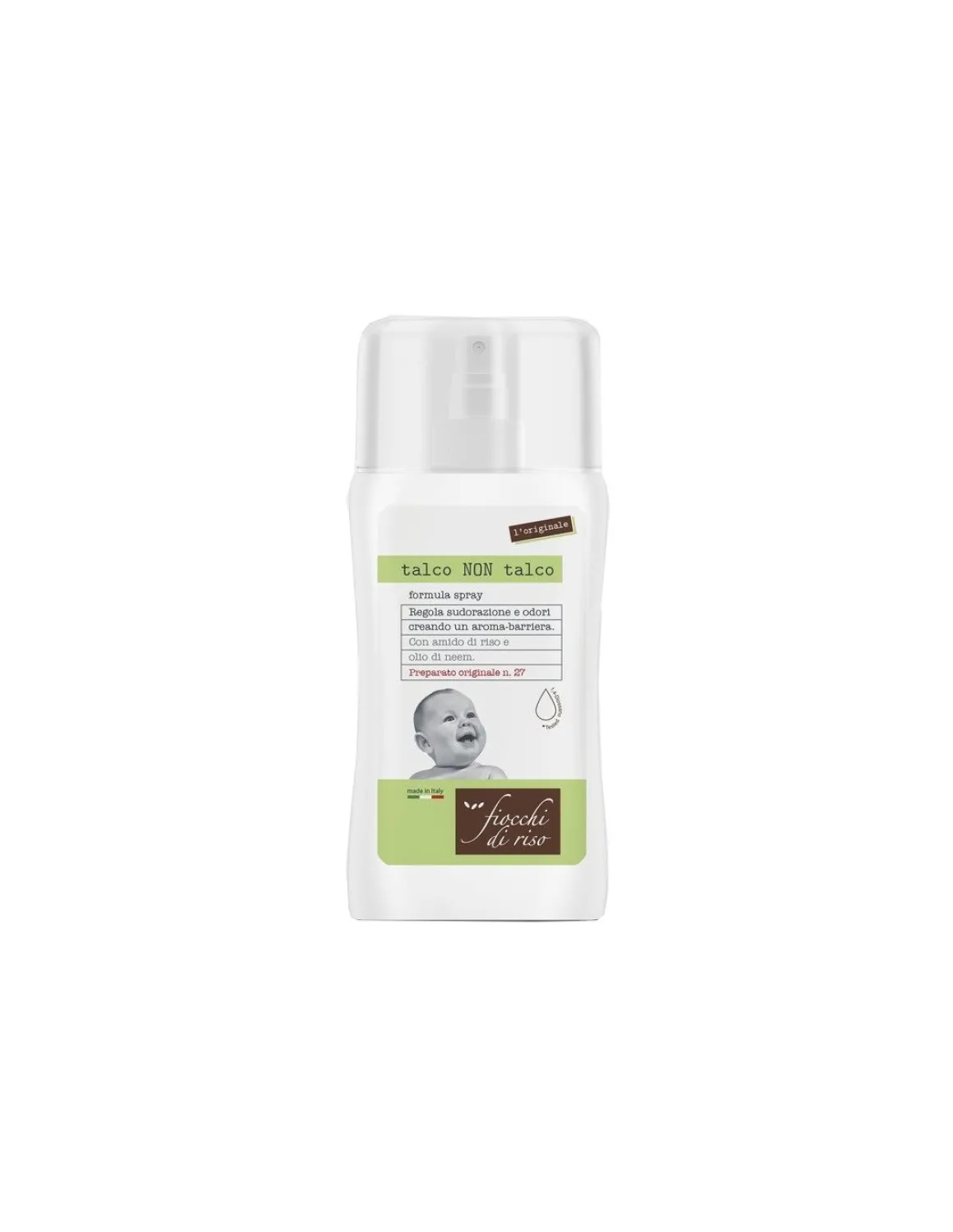Talco non talco spray