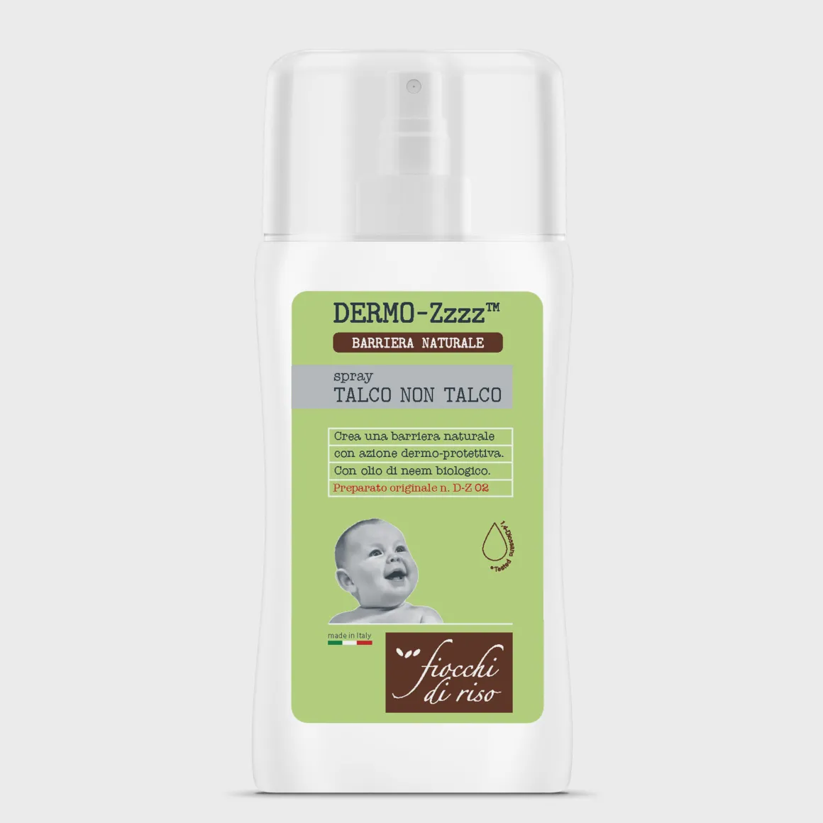 Talco non talco spray