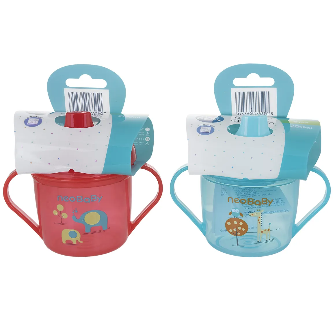 Tazza crescita 260 ml colori assortiti