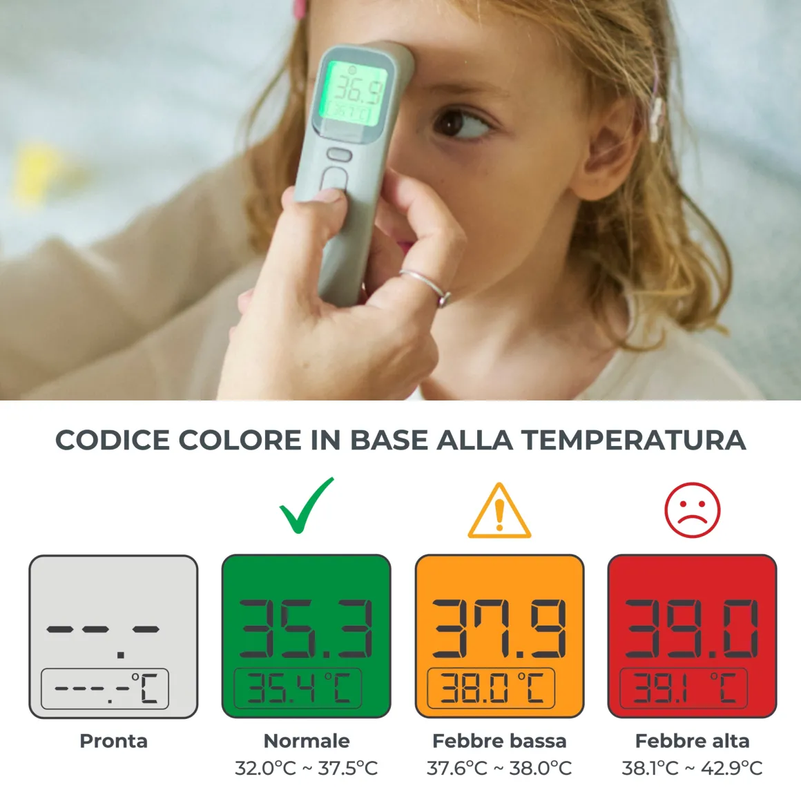 Termometro digitale frontale / auricolare 2075 – nuvita