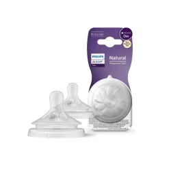 Tettarelle a risposta naturale per neonati 0m – set 2 tettarelle senza bpa – philips avent