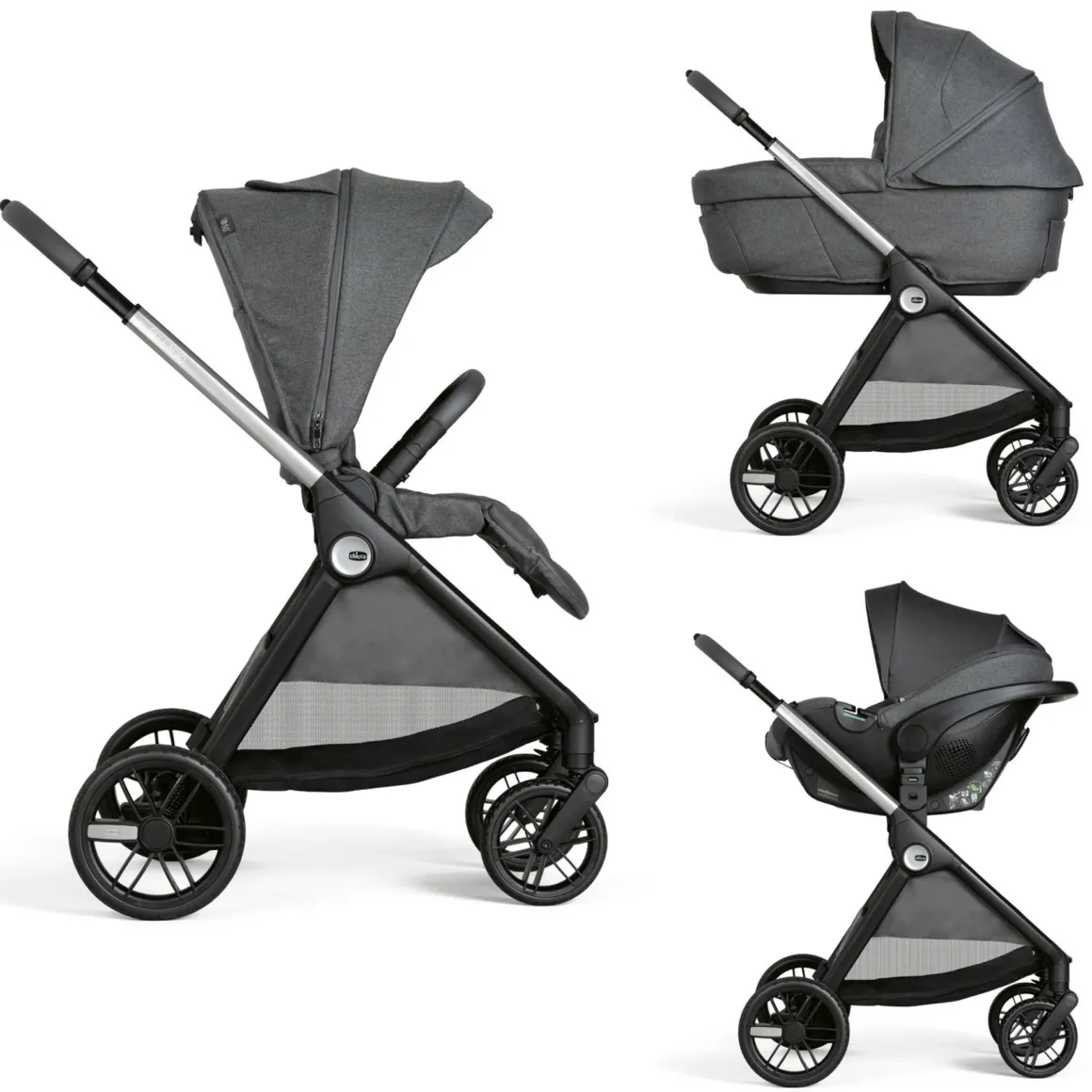 Trio bellagio gc kory plus black satin – chicco
