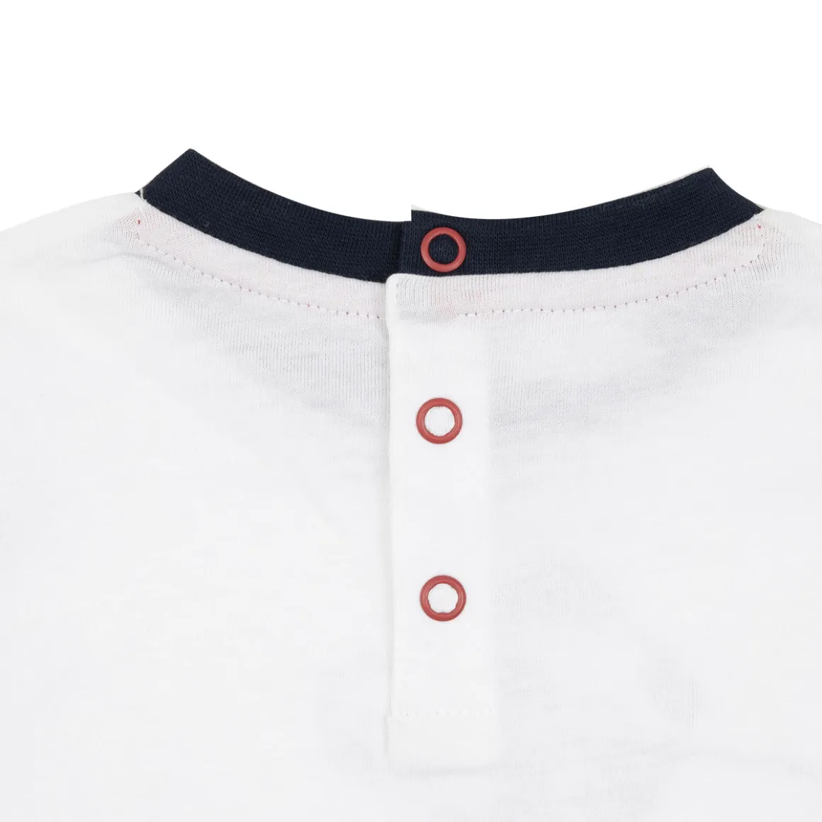 T-shirt bimbo colorblock con stampa