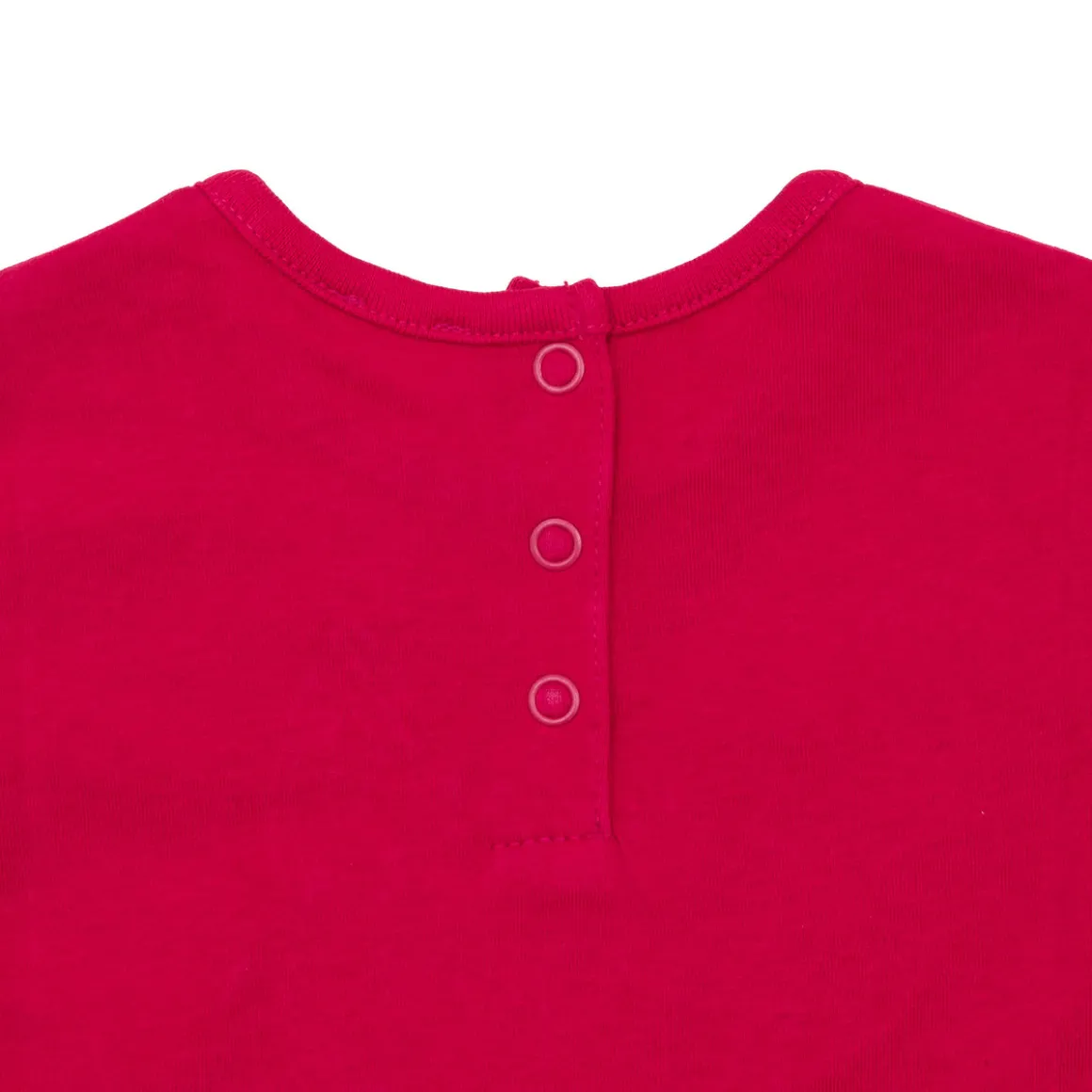 T-shirt manica lunga bimba rossa stampata