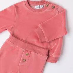 Tuta jogging ciniglia rosa