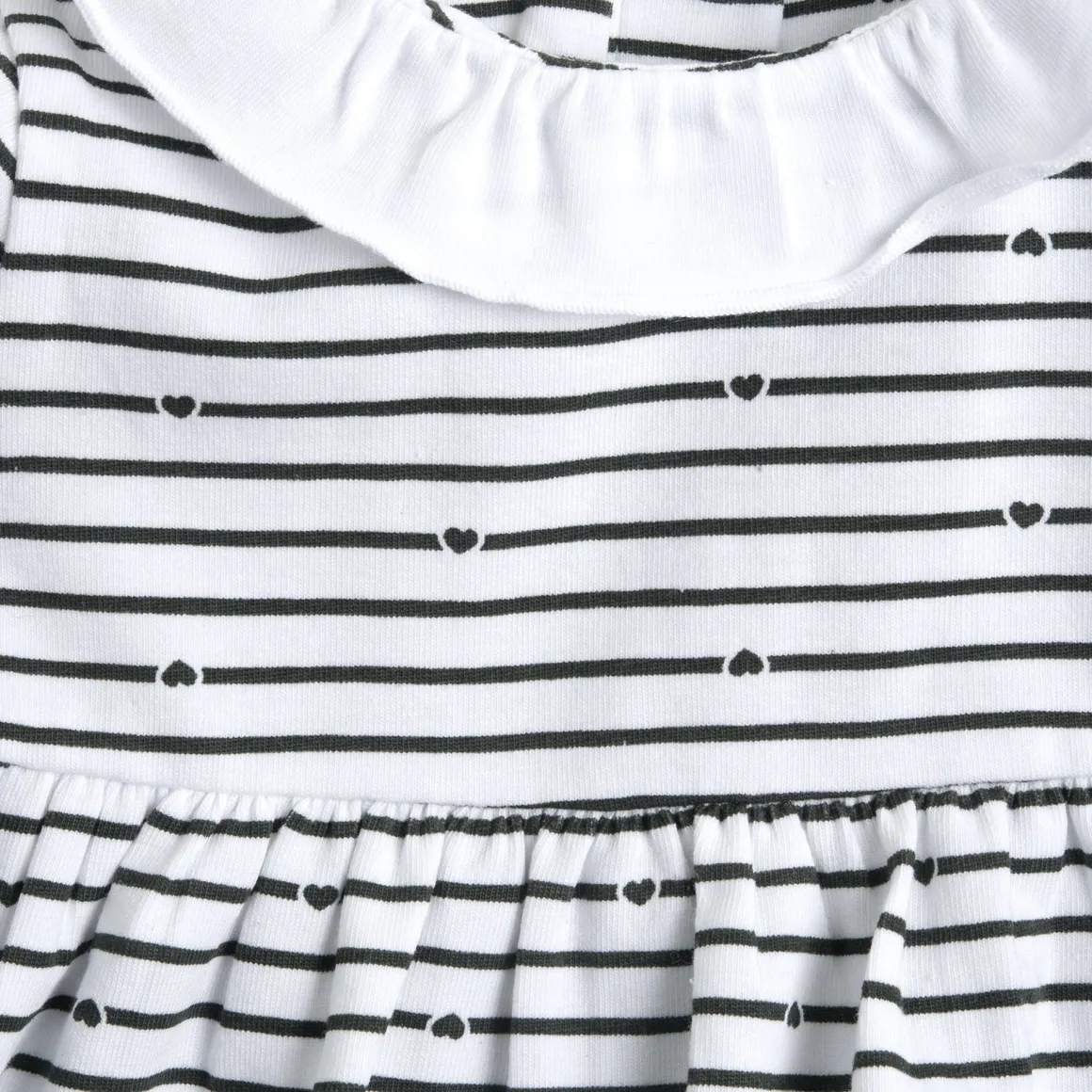 Vestito a maniche corte, in cotone